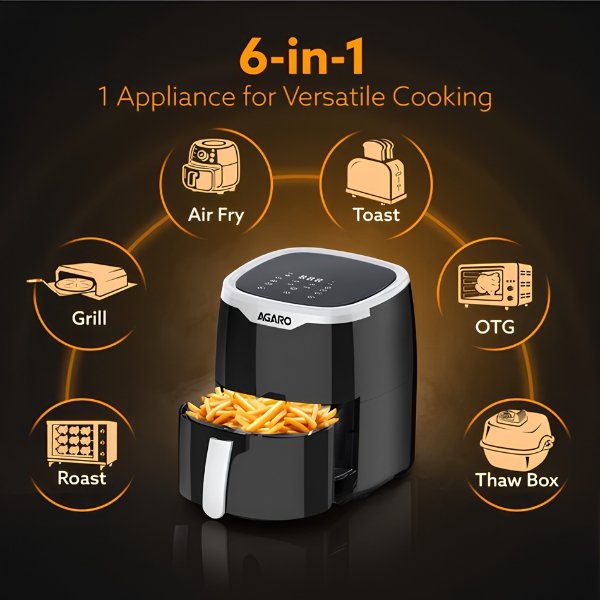 AGARO Galaxy 4.5L Digital Air Fryer