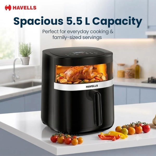 Havells Prolife Stellar Chef Digital 5.5L Air Fryer