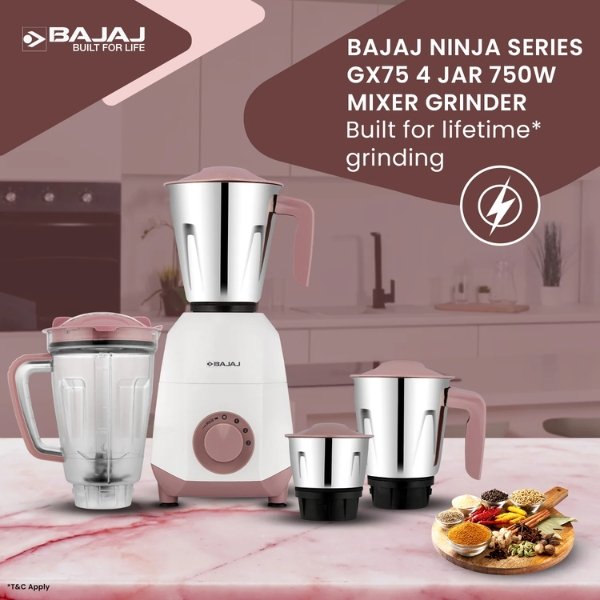 Bajaj 750W Mixer Grinder