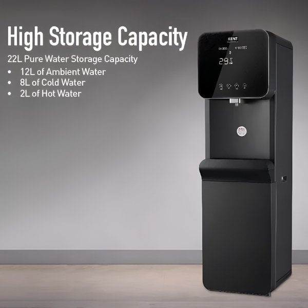 KENT Perk Star Hot & Cold Water Dispenser with RO